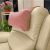 AmazeCov Velvet Recliner Head Pillow with Non-Slip Base - Adjustable Neck Support for Pain Relief in Home, Office and Travel (Pink) view 1