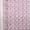 MAVISS HOMES Indian Block Print Quilt Kantha Quilts Queen Size Kantha Throw Quilt Blanket Kantha Bedspreas Pure Cotton Quilt King Size Quilt Indian Quilt (Pink, Twin 90 X 60 Inch) view 3
