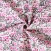 MAVISS HOMES Indian Block Print Quilt Kantha Quilts Queen Size Kantha Throw Quilt Blanket Kantha Bedspreas Pure Cotton Quilt King Size Quilt Indian Quilt (Pink, Queen 90 X 108 Inch) view 2