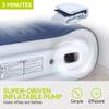 YITAHOME Twin XL Air Mattress with Integrated Pillow, Inflatable Bed with High-Speed Pump, Carry Bag and Repair Tools for Home, Travel, and Camping - 79.92''L x 38.98''W x 16.93''H view 3