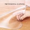 ZXCASDF Clear PVC Table ProtectorTransparent Table Cloth 1.5mm Easy to Cut Plastic Table Cover Waterproof & Oil-Proof Tablecloth for Kitchen Dining Room TablesOffice (Size : 150x150cm/59.1x59.1in) view 3