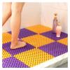 Bathroom Non-Slip Mat Shower Room Bath Waterproof Foot Mat Household Bathroom Splicing Mat Bathroom Toilet Floor Mat (Color : C Specification : 25x25cm 16 Slices) view 2