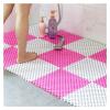 Bathroom Non-Slip Mat Shower Room Bath Waterproof Foot Mat Household Bathroom Splicing Mat Bathroom Toilet Floor Mat (Color : C Specification : 25x25cm 16 Slices) view 4
