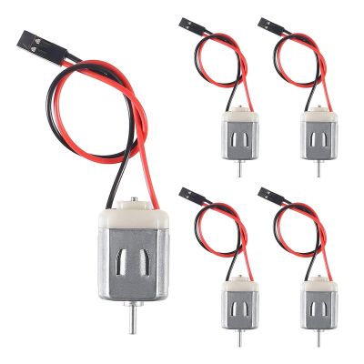 ADPVRLUQ 5 Pack 1V-6V DC Hobby Motor 130 Type Micro Motor DC Motor with XH-2.54
