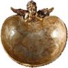 Decorative Tray Gold Key Bowl Home Decoration Jewelry Trays Key Phone Change Watches Candy Tray, Coffee Table Decor Angel Jewelry Dish Key Tray for Entryway Table view 1