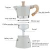 Espressos Cup Pot, Stovetop Espressos Maker Stovetop Coffee Maker Capable for Home Office Use Easy to Operate (300ML) view 4