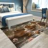 3D Animal Guinea Pig Spa Brown Rug 4x6 Rug Area Rugs for Bedroom Living Room, Patterned Large Rug & Washable Non Slip Indoor Floor Carpet & Home Decor view 3