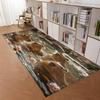 3D Animal Guinea Pig Spa Brown Rug 4x6 Rug Area Rugs for Bedroom Living Room, Patterned Large Rug & Washable Non Slip Indoor Floor Carpet & Home Decor view 4