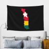 SMLBNE Togo Flag Map Soft Plush Tapestry - Versatile Decor for Bedroom, Living Room, Dorm - 60x40 In view 4