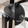 LYXXJRYBHD Kitchen & Dining Room Chairs, Black Chair, Modern Dining Chair, Stackable Chairs, for Kitchen, Backyard, Lawn Bistro (Color : Black) view 3
