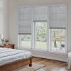 UrMoon Cordless Roman Shades for Window Fabric Blackout Roman Blinds Room Darkening Blinds Thermal Insulated Window Treatment for Home Living Room (Hazy Gray, 63 1/2" W x 56" H) view 2