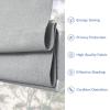 UrMoon Cordless Roman Shades for Window Fabric Blackout Roman Blinds Room Darkening Blinds Thermal Insulated Window Treatment for Home Living Room (Hazy Gray, 63 1/2" W x 56" H) view 3