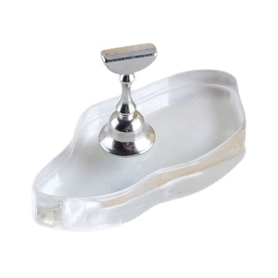 Acrylic Nail Display Stand Nail Tip Practice Holder Nail Practice Stand Nail Art Stand For False Nail Tips Magnetic-press On Nail Holder Tool For Painting Nails Acrylic Nails Finger Nail