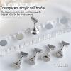 Acrylic Nail Display Stand Nail Tip Practice Holder Nail Practice Stand Nail Art Stand For False Nail Tips Magnetic-press On Nail Holder Tool For Painting Nails Acrylic Nails Finger Nail view 3