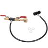 NDNCZDHC CO2 Refill Adapter with Hose Stainless Steel Quick Connect co2 Cylinder 6000psi Soda Adapter for Soda Filling((European W21.8-14) 36in) view 1