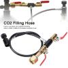 NDNCZDHC CO2 Refill Adapter with Hose Stainless Steel Quick Connect co2 Cylinder 6000psi Soda Adapter for Soda Filling((European W21.8-14) 36in) view 3