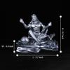 Artarium Bhaktimay Hanuman ji Murti | Hanuman Idol | Hanuman Murti Statue | Lord Hanuman Murti for ome/Office Temple (Silver Color) Pack of 1 view 4