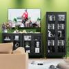 COFaR Metal Storage Cabinet, 72'' H Kitchen Storage with Adjustable Shelf, for Pantry, Kitchen, Living Room, Dining Room (Black, 72") view 3