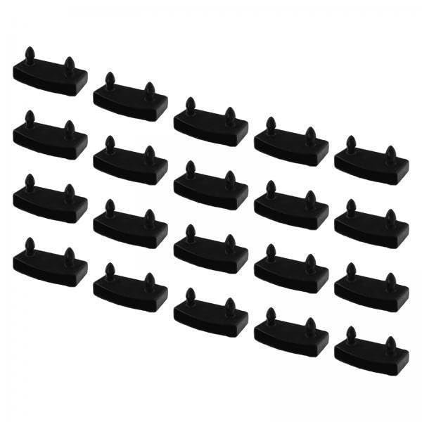 3X 20Pcs End Caps for Bed Bed Slat Holder Side Slat Bracket Cover Sides Ends Fixings for Bunk Bed