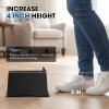 MYMULIKE Bed Risers L Shape Rectangle 2 inch 3 inch 4 inch 5 inch 6 inch (Black 6 Pack, 4 inch) view 4
