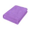 BILIKEYU 50X70CM Fashion Solid Soft Throw Kids Blanket Warm Coral Plaid Blankets Flannel Home Decor (Purple, One Size) view 1