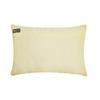 The HomeCentric Decorative Lumbar Pillow Cover Gold, Pack of 2, 12"x20" (30x50 cm) Art Silk Beaded, Hand Embroidered Pillow Cover for Sofa, Couch, Bed, Patio, Outdoor, Solid Modern - Glittering Gold view 3
