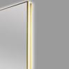 Pibbs Lucia 72 LED Backlit Full-Length Salon Mirror - Gold Frame, Dimmable Integrated Lighting, Wall Mount, Energy Efficient, Ready to Hang, On/Off Button - PIB-16MIR view 4