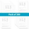 Interior Buyers Guide Backer Only Form 8.5" x 11" 1-Part FTC - 200 Pack view 4