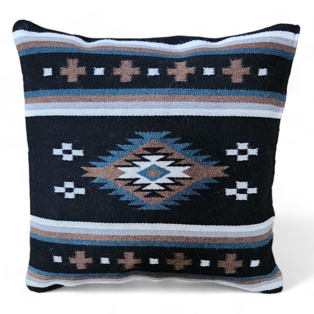 20 X 20 Handwoven Wool Southwestern Pillows Western Pillow Cover (Alma)
