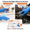 CoreGloves Gloves Disposable Latex Free Powder Free, Nitrile Gloves, Work Food grade Cleaning Mechanic Tattoo Lab - Medium view 4