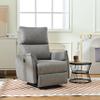 Electric Power Recliner Chair,Upholstered Foam Lounge Single Sofa,Reclining Chair with USB Charging Ports,Home Theater Seating, Living Room Bedroom, Gray view 3