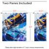 18TH CROZY Race Car Blackout Curtains for Girls Boy Home Decor, Racing Sports Speed Racing Game Grommet Thermal Insulated Drapes Darkening Window Curtain for Bedroom Living Room, 63 x 63 Inch view 3