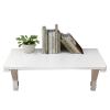 Fold-Down Workbench Folding Wall Table - L40 60 70 80 90 100 120cm, Wall Mounted Drop-Leaf Table, Foldable Shelf with Brackets, Floating Laptop Computer Desk (Size : L50xW30cm/L20xW12in) view 1