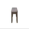 1Pc Modern Bench Tufted Upholstery Tapered Wood Legs Bedroom Living Room Furniture Gray Linen Finish view 2