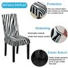 Hixingo Stretch Spandex Chair Covers Zebra Print Chair Cover, Washable Dining Room Chair Covers, Chair Slipcovers Removable for Home or Party (Set of 1,Zebra Print 5) view 4
