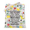 WSNANG Housekeeper Gifts Housekeeper Canvas Tote Bag Cleaning Lady Reusable Shopping Bag Housekeeper Appreciation Gifts (Housekeeper TB) view 1