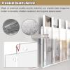 Brochure Holder Wall Mount Wall Mounted Magazine Rack Acrylic Green 2-Pack, Clear Brochure Display Rack Holder for Magazine/Document/Books, Hanging Organizer Storage Shelf for Schools/Office/Living Ro view 3