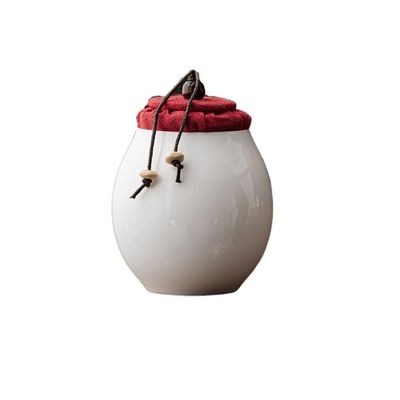 SONGCHAO Sugar Jar Ceramic Loose Tea Storage Tank Nut Coffee Cereal Sealed Tank Household Small Storage Storage Tank Portable Tea Tank Tea Canister (Color : B)