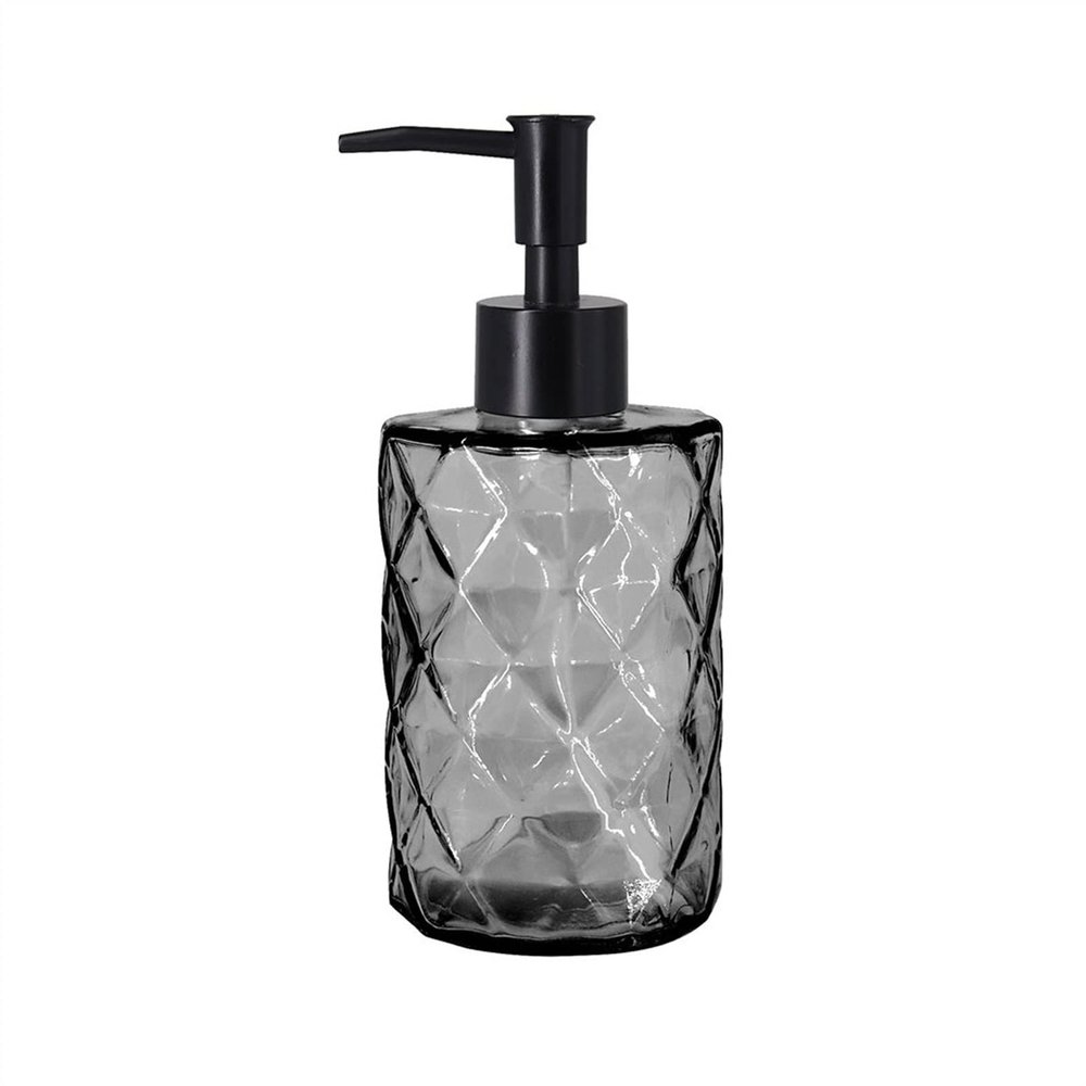 thalo Soap Dispensers Bottle 330ML Gray Glass Lotion Bottle Household Shampoo Bath Gel Separate Bottle Press Type Pump Bottle Soap and Lotion Dispenser Dish Soap Dispenser