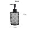 thalo Soap Dispensers Bottle 330ML Gray Glass Lotion Bottle Household Shampoo Bath Gel Separate Bottle Press Type Pump Bottle Soap and Lotion Dispenser Dish Soap Dispenser view 2
