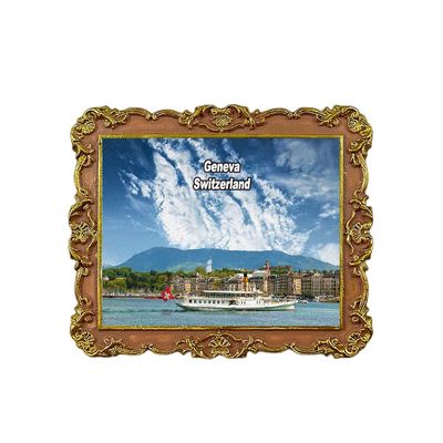Geneva Switzerland Refrigerator Magnet Travel 3D Souvenir Fridge Decoration Magnetic Sticker Craft Collection