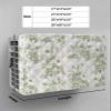 Sage Green Leaves Indoor Air Conditioner Cover for Window Units, Double Insulation Adjustable Waterproof Indoor AC Cover with Elastic Straps 21'' x 15'' x 3.5'' Wildflower Herbs Floral Spring Summer view 2