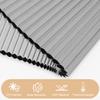 BERISSA Blackout Cellular Shades for Window,Cordless Honeycomb Blinds,Thermal Insulated Pull Down Shades for Home.Light Gray.51 W x 56" H view 4