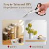 Moriah Shelf Liner Non Adhesive, Kitchen Drawer Liner Non Slip Waterproof Thickened Cabinet Protector for Bathroom Dresser Shelves Pantry(White,17.5'' x 30') view 4