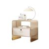 JAVYPPT Simple Bedside Table, Modern Storage Suspended Bedside Table, Smart Anti-Bleeding and Easy-Care Storage Cabinet for Bedroom, Living Room (Size : D) view 1