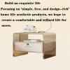 JAVYPPT Simple Bedside Table, Modern Storage Suspended Bedside Table, Smart Anti-Bleeding and Easy-Care Storage Cabinet for Bedroom, Living Room (Size : D) view 3