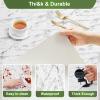 Moriah Shelf Liner Non Adhesive, Kitchen Drawer Liner Non Slip Waterproof Thickened Cabinet Protector for Bathroom Dresser Shelves Pantry(Marble,17.5'' x 20') view 4