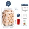 Folinstall 1.5 Gallon Large Fermentation Jars with 2 Airtight Lids and 3 Airlocks, Wide Mouth Glass Mason Jar with Scale Mark, Pickle jars, Mead Making Kit, Kimchi Containers, 2 Pack view 4