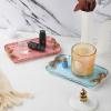 IBWell Resin Aesthetic Room Dcor Pink Jewelry Tray Cute Home Decor Aesthetic Trays for Decor Girly Room Dcor view 4