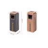 LOVULIFE Outdoor Trash Can Kitchen Trash Can Commercial Square Ashtray Office Building Elevator Hotel Shopping Mall Stainless Steel Trash Cans Outdoor Trash Can for Patio (Size : A) view 2